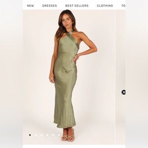 Petal and Pup Grasie Dress Olive size 4